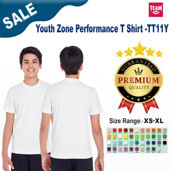 Team 365&reg; Youth Zone Performance T-Shirt SPORT KELLY {2}
