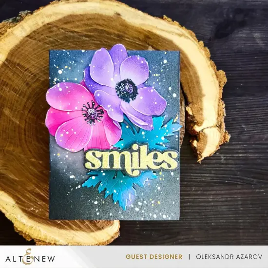 Craft-A-Flower: Anemone Blue Poppy Layering Die Set {2}