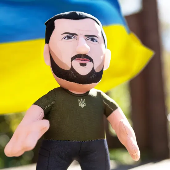 Bleacher Creatures Historical President Volodymyr Zelenskyy 10" Plush Figure {2}