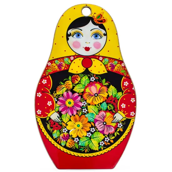 Matryoshka Doll Decorative Wooden Cutting Board {1}
