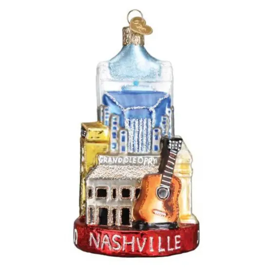 Old World Christmas 4.75 In Nashville Tree Ornament , Music City Grand Ole Opry Multicolored {1}