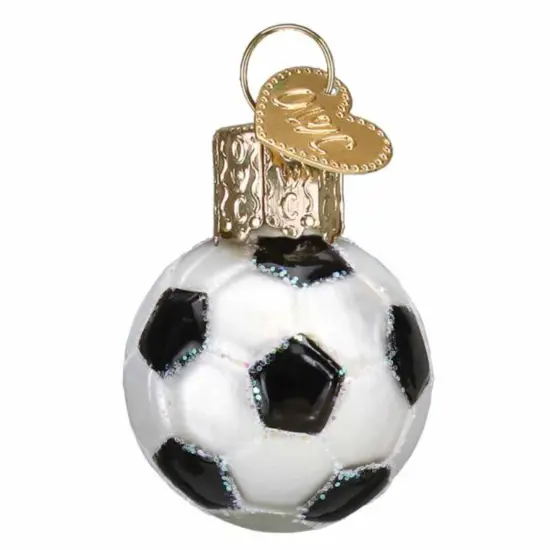 Old World Christmas 1.5 Inch Mini Soccer Ball Christmas Tree Ornament , Gumdrops Collection Sports Multicolored {2}