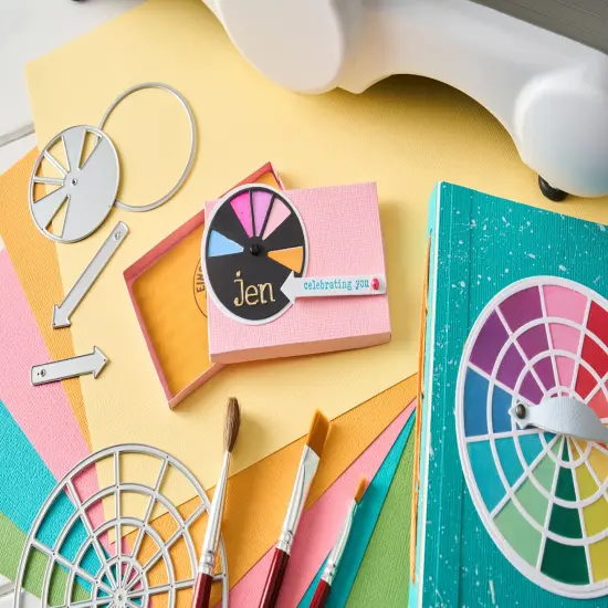 Sizzix Thinlits Dies By Eileen Hull 9/Pkg-Rainbow Wheels {3}