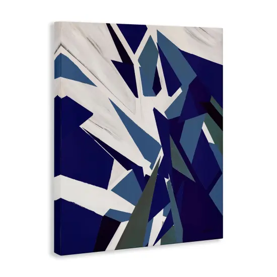 Stupell Industries Warping Polygons Dynamic Geometric Illustration Modern Abstraction Canvas Design By Lori Dubois {3}