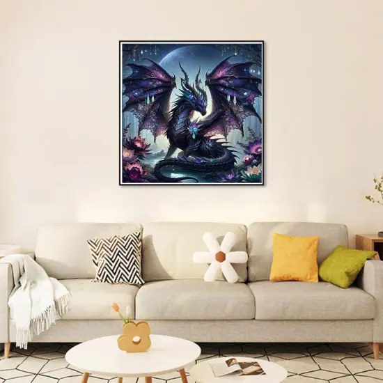 5D Dragon Diamond Painting Kit - 14x14 inch (B13146) {2}