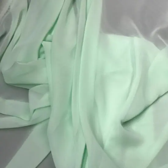 1 Yard Mint Chiffon Fabric for Sewing, Party Decor, Overlays, Crafts, Dresses, Veils 59&Prime;-60&Prime; Wide {2}