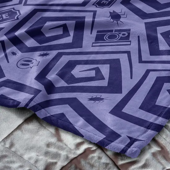 Warner Brothers Beetlejuice Silk Touch Throw Blanket Creepy Crawlies {5}