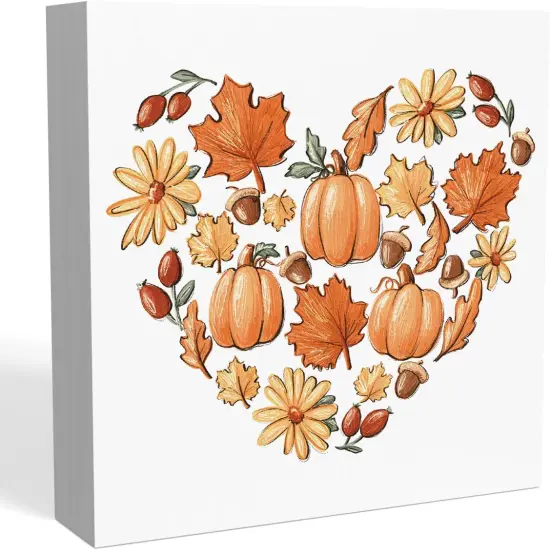 Fall Pumpkin Thanksgiving Tabletop Decor {1}