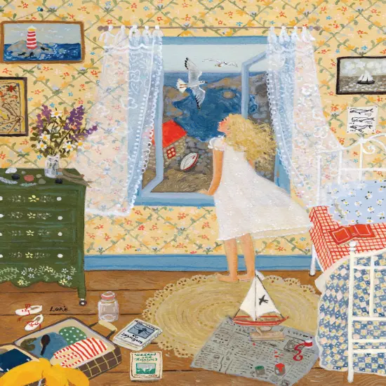 New York Puzzle Company Seabird 1000 Piece Piece Jigsaw Puzzle {3}