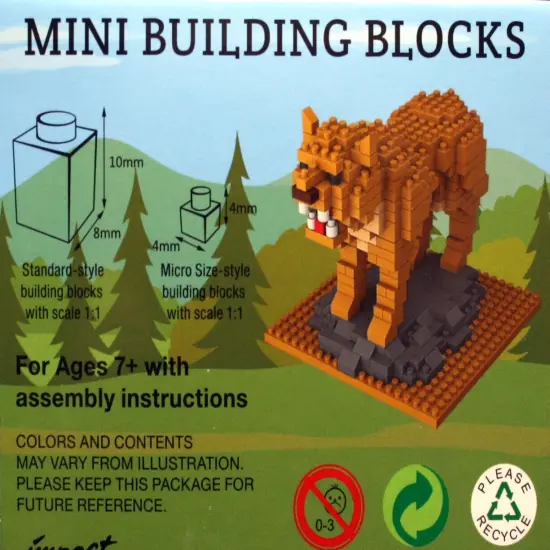 Mini Building Blocks - Mountain Lion {2}