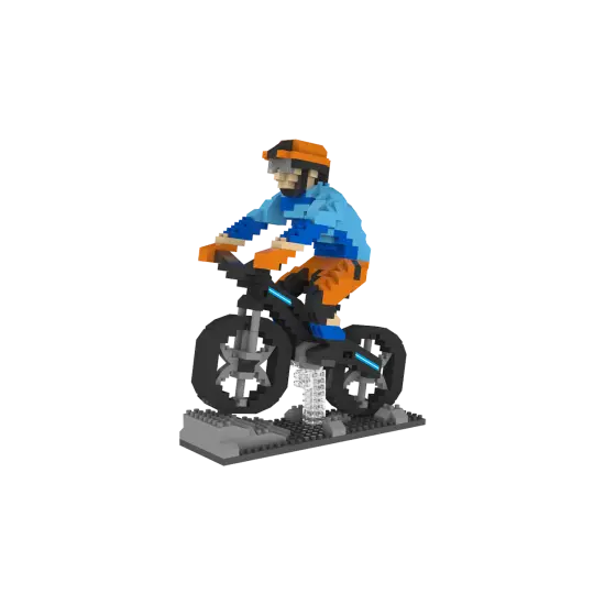 Mini Building Blocks - Mountain Biker {3}