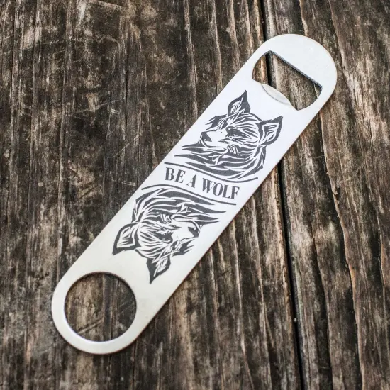 Tribal - Be a Wolf - Bottle Opener {2}