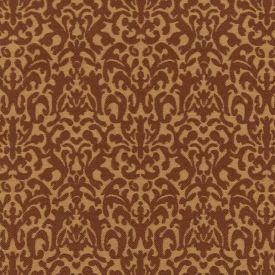 Cayenne - OrangeRust Damask Upholstery Fabric 54 Inches" {1}