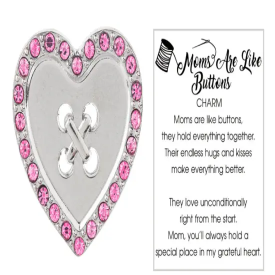 Moms are Like Buttons Charm {1}