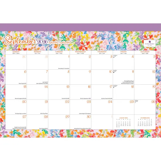 House of Turnowsky OFFICIAL | 2026 15.5 x 11 Inch Monthly Desk Pad Calendar {3}