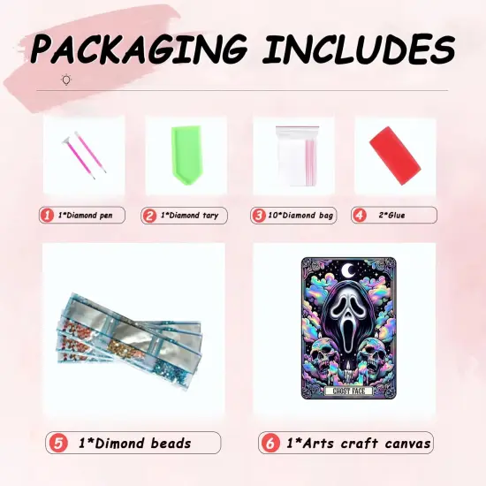 5D Halloween Diamond Painting Kits - 12x 16 Inch {4}