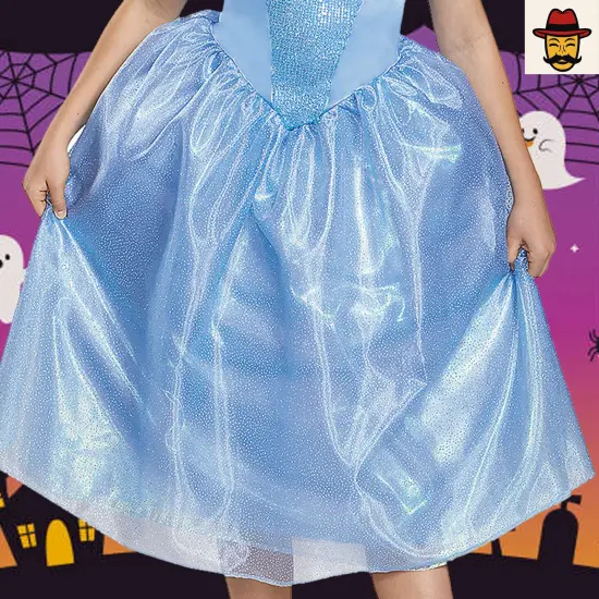 Cinderella Tween Costume Medium Disney Princess Dress with Butterflies {2}