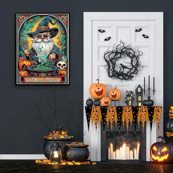 The Wizard Gnomes Diamond Painting Kits - 12 x 16 Inch {2}