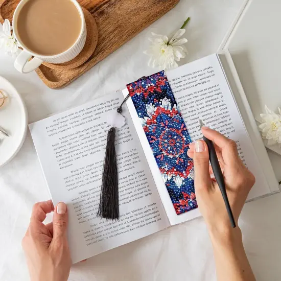 8 Pieces Christian Bible Verse Diamond Painting Bookmarks for Beginners {4}