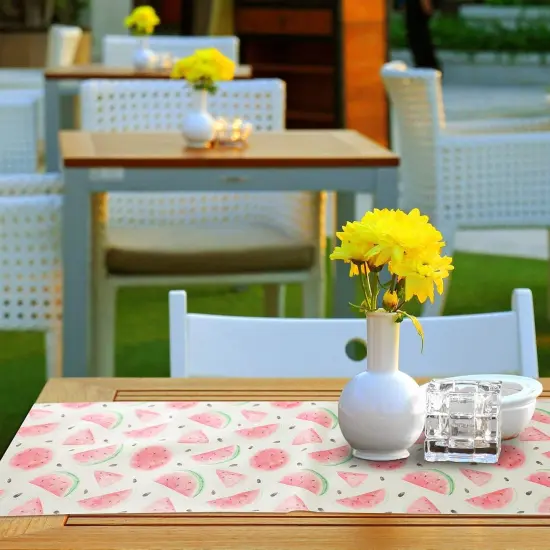 2 Pcs Watermelon Watermelon Theme Tablecloth {2}