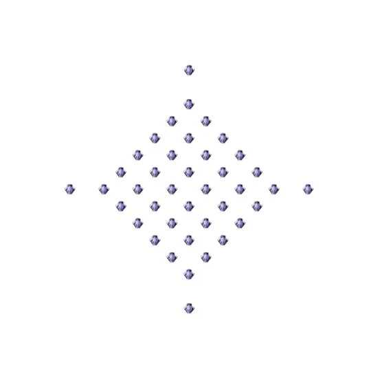 Preciosa 4mm Czech Crystals Bicone Rondelle Beads, 40pcs Tanzanite {5}