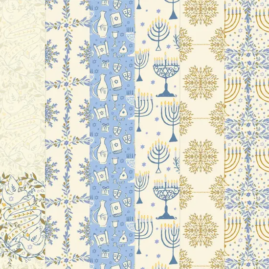 Love and Light Hanukkah Paper Assortment {1}