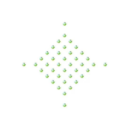 Preciosa 4mm Czech Crystals Bicone Rondelle Beads, 40pcs Peridot AB {5}