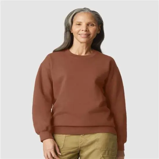 Gildan&reg; Midweight Crewneck Sweatshirt Red {5}