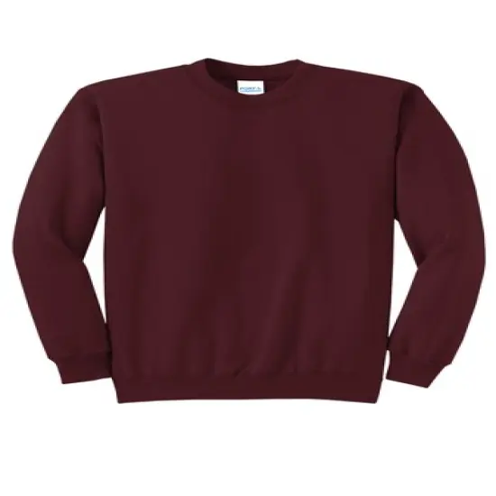 Port & Company&reg; Core Fleece Crewneck Sweatshirt Maroon {1}