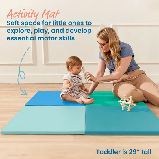 Play Patch Activity Mat Squares, Modular Playmat, 4-Pack Contemporary {3}