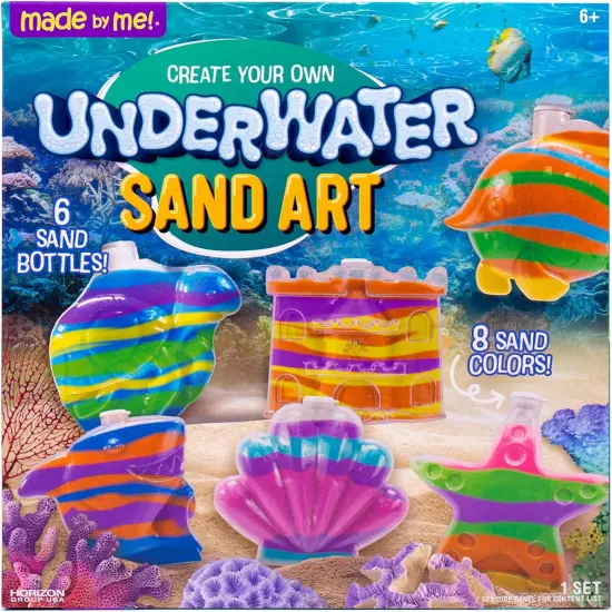 Create Your Own Underwater Sand Art - Underwater Sand Art {6}