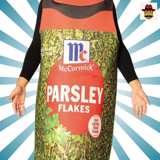 McCormick Parsley Flakes Costume Funny Spice Bottle Tunic {3}
