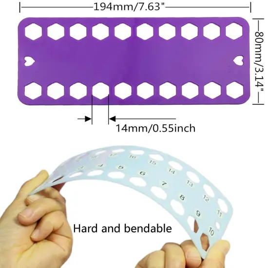 Hyamass 10pcs Embroidery Floss Organizer Cross Stitch Thread Holder Storage Tool Needlework Project Card {5}