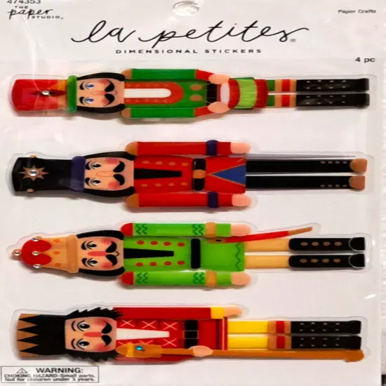 La Petites Nutcrackers Dimensional Stickers {1}