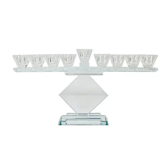 Classical Crystal Menorah By kinor Decor {2}