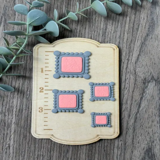 Square Corners | Faux Turquoise | Country Western Clay Cutters {4}