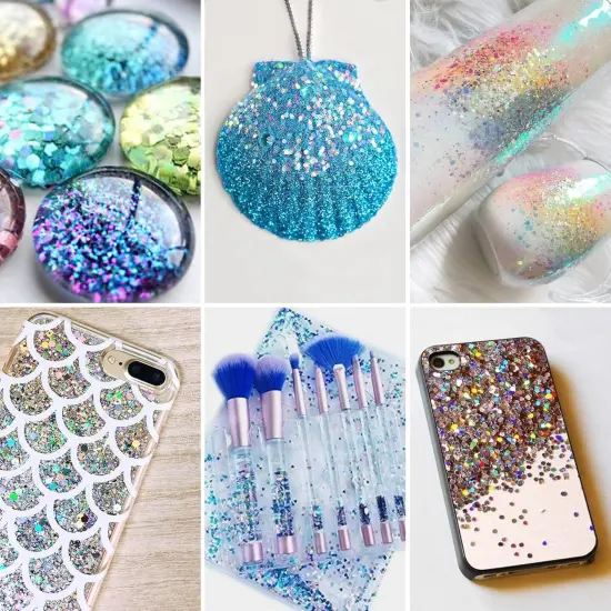 Royal Blue Holographic Glitter {4}