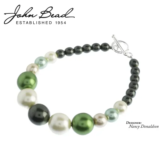 John Bead Mixed Czech Glass Beads Vial, 100g Emerald Isles {2}