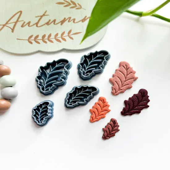ENGLISH OAK LEAF | FALL CLAY CUTTERS {1}