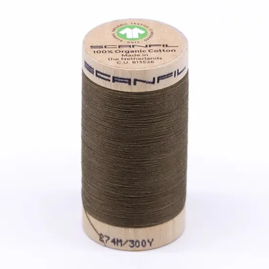 300 Yards Lead Gray Soft Organic Pima Cotton Thread 30wt for Quilting Sewing Projects {1}