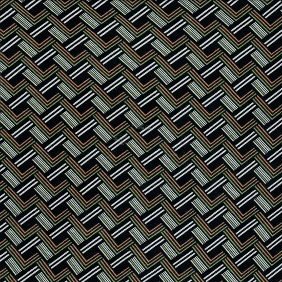 1 Yard Polyester Spandex 170 GSM Brushed DTY Chevron Print Fabric Soft 58/60" Width BROWN {2}