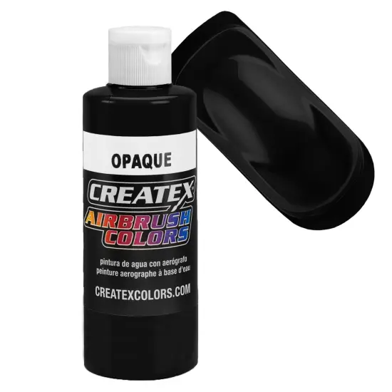 Black - Opaque Airbrush Paint, 4 oz. {2}