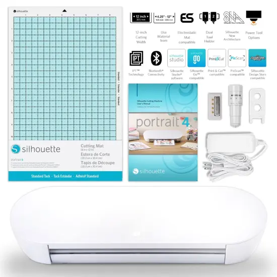 Silhouette Portrait 4 with Electrostatic Grip Mat Attachment {3}