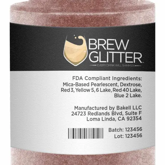 Rose Gold Edible Glitter Spray Pump | Brew Glitter&reg; {6}