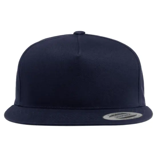 YP Classics&reg; Adult Cotton Twill Snapback Cap NAVY {1}