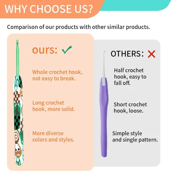 Looen Crochet Hooks 9-Piece Set {3}