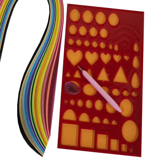 Red Quilling Tool Board F07M3-3-red {2}