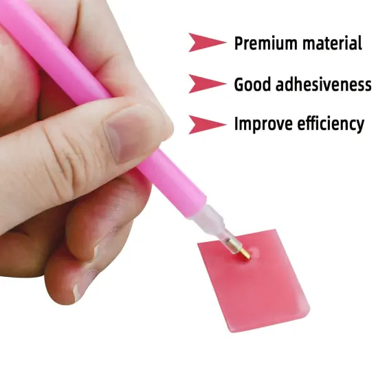 72 Pieces Diamond Glue Clay Painting Glue Clay DIY Diamond Embroidery Wax Tool Set Painting Wax for 5D Diamond Art Drilling Embroidery Cross-Stitch Diamond Art Glue Wax (2 x 2 cm) {4}