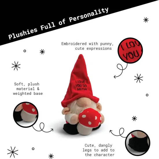 Gnome Mushroom Plushie {4}