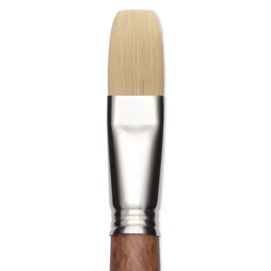 Escoda Futura Synthetic Bristle Brush - Series 5424, Flat, Size 22, Long Handle {1}